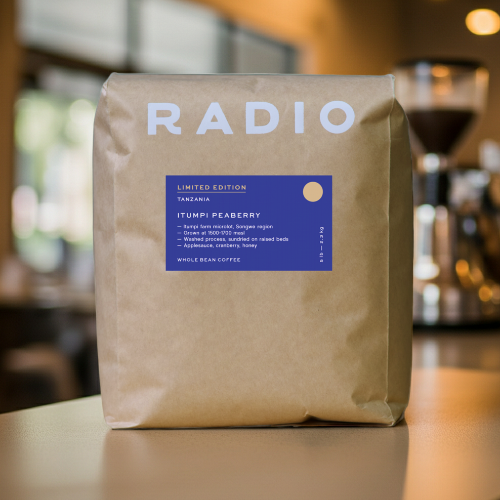 Tanzania Peaberry single origina whole bean coffee