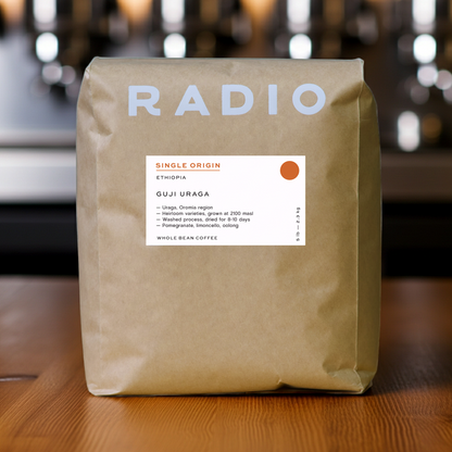 Guji Uraga Ethiopian whole bean coffee single origin