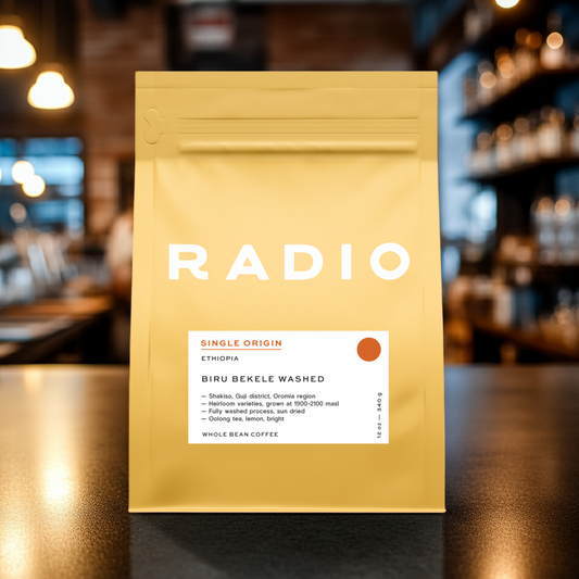 Ethiopia single origin whole bean coffee Guji