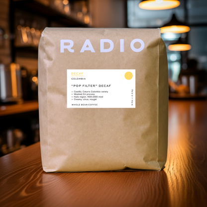 Colombia Decaf whole bean coffee