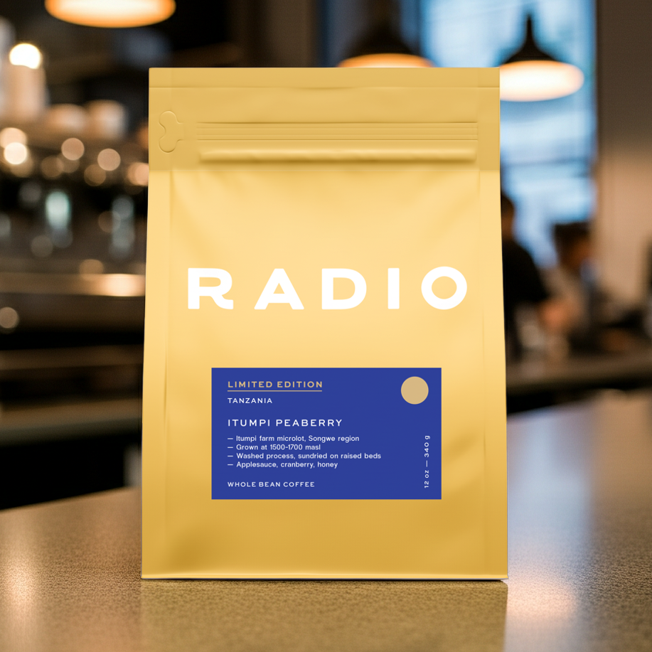 Tanzania Peaberry single origina whole bean coffee