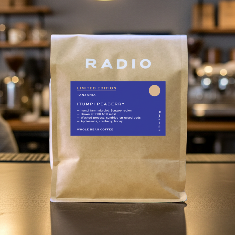 Tanzania Peaberry single origina whole bean coffee